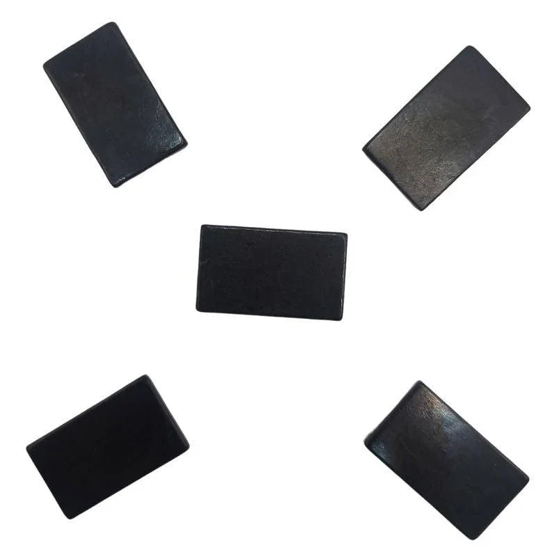 Shungite Rectangulaire Adhésive pour Smartphone - Protection Énergétique - Litho Natura