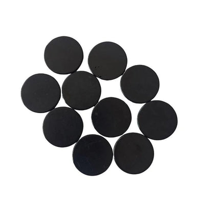 Shungite Ronde Adhésive pour Smartphone - Protection Énergétique - Litho Natura