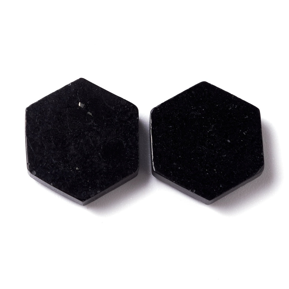 Shungite Naturelle Aimantée – Forme Hexagonale