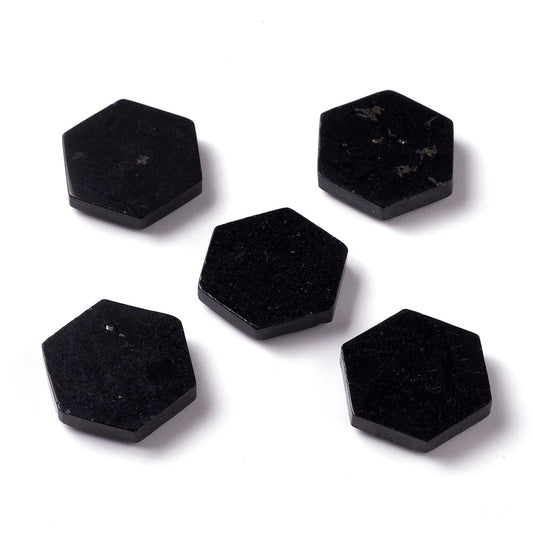 Shungite Naturelle Aimantée – Forme Hexagonale