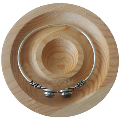 Bracelet en Labradorite - Protection et Élégance en Laiton Ajustable