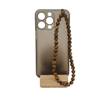 Chaîne de Téléphone en Pierres Naturelles - Élégance et Énergie - Litho Natura