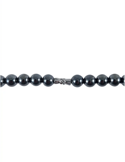 Collier court en Hématite - Pierre Naturelle de Qualité AA - Litho Natura