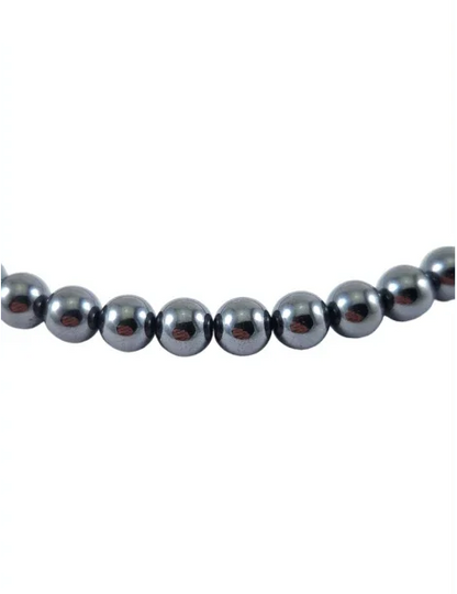 Collier court en Hématite - Pierre Naturelle de Qualité AA - Litho Natura