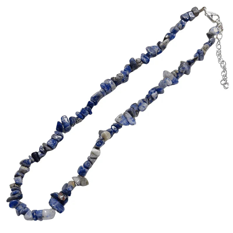 Collier en Pierre Brute Naturelle - Énergie et Élégance - Litho Natura