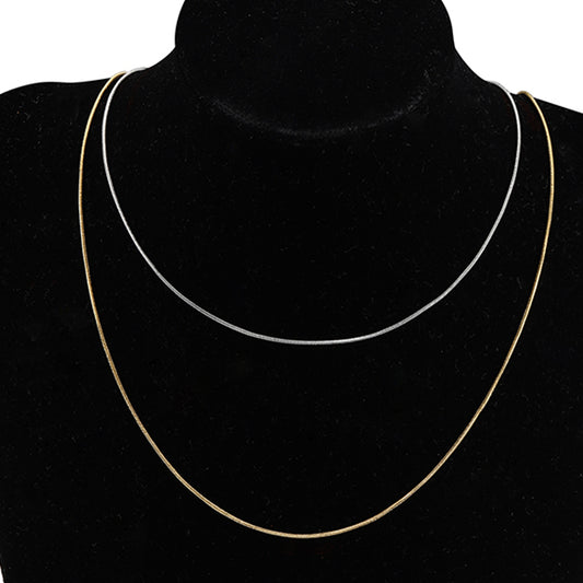 Chaîne Collier en Acier Inoxydable