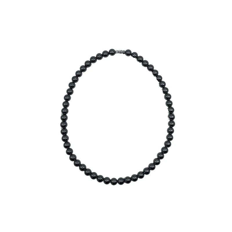 Collier court en Hématite - Pierre Naturelle de Qualité AA - Litho Natura
