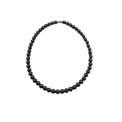 Collier court en Hématite - Pierre Naturelle de Qualité AA - Litho Natura