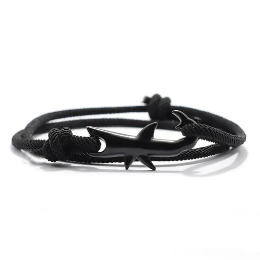Bracelet Unisexe en Double Corde avec Obsidienne - Litho Natura